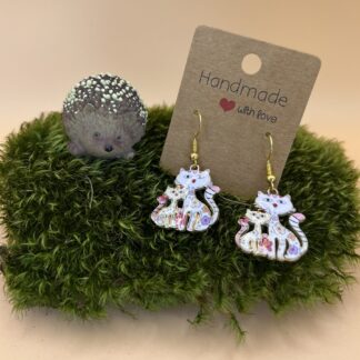Boucles d'oreilles "Chats"