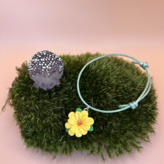 Bracelet "Primevère" cordon