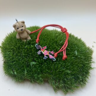Bracelet "Lézard rouge"