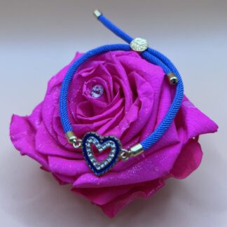 Bracelet "Cœur élégant" bleu