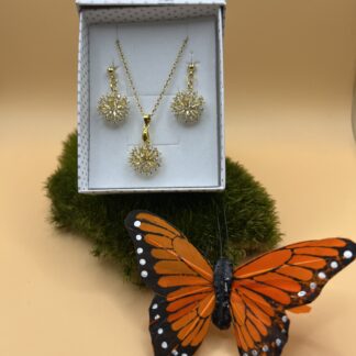 Parure "Eclat Polaire" Dorée